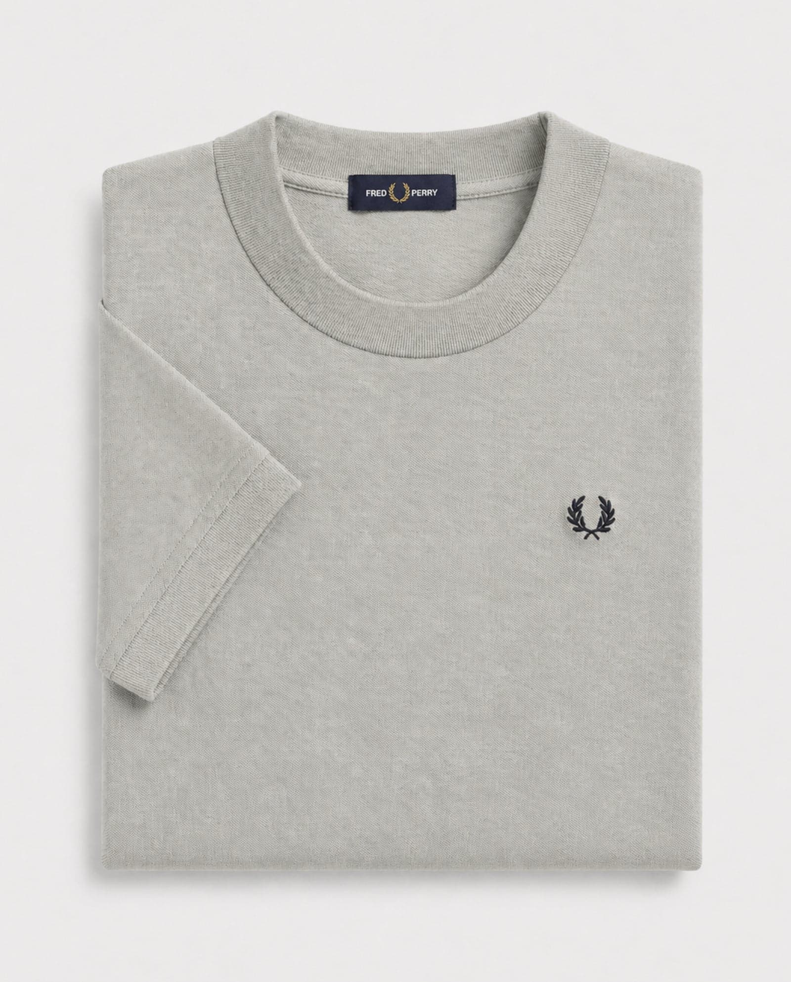 Camiseta algodón kaki Fred Perry