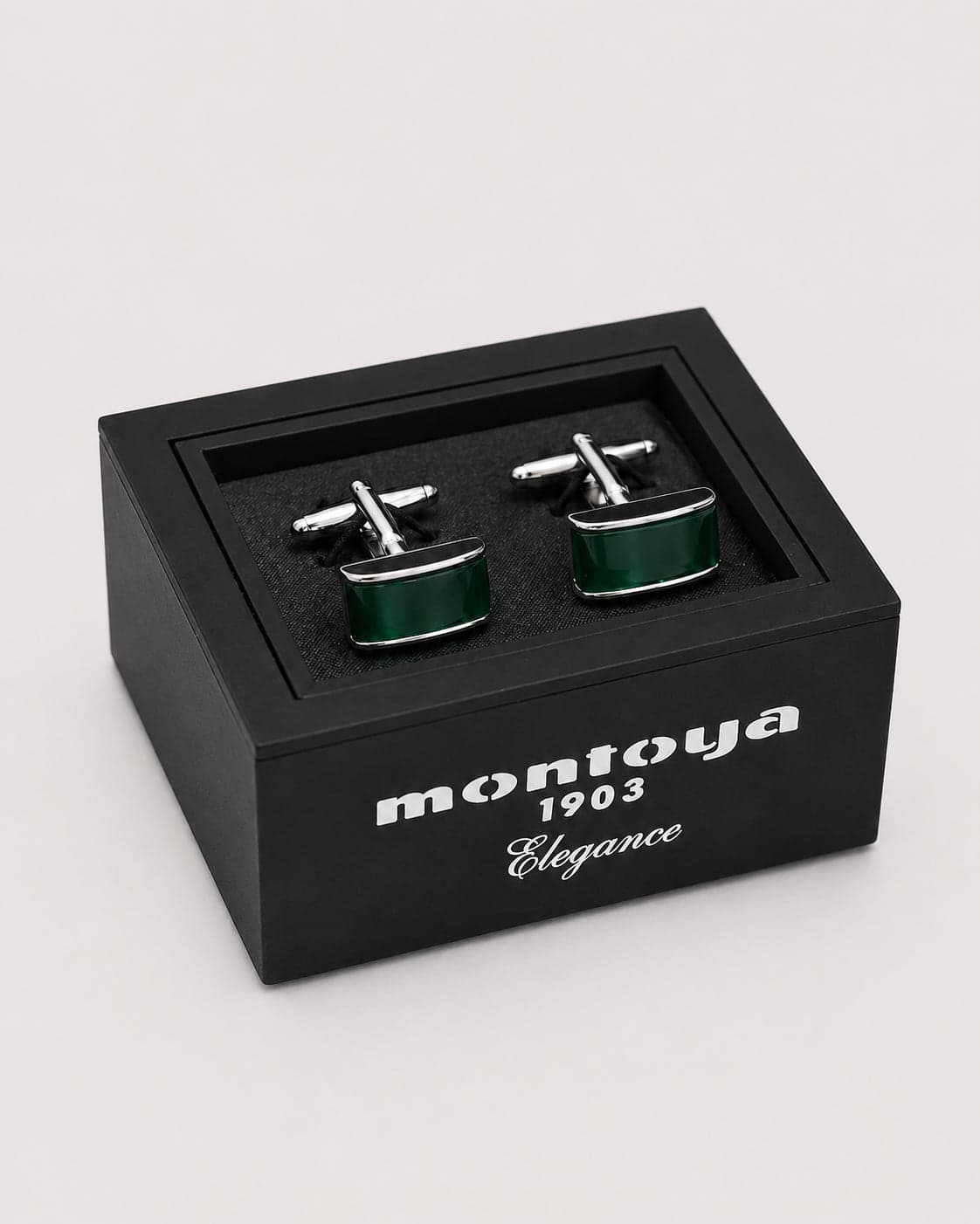 Gemelos rectangulares verdes