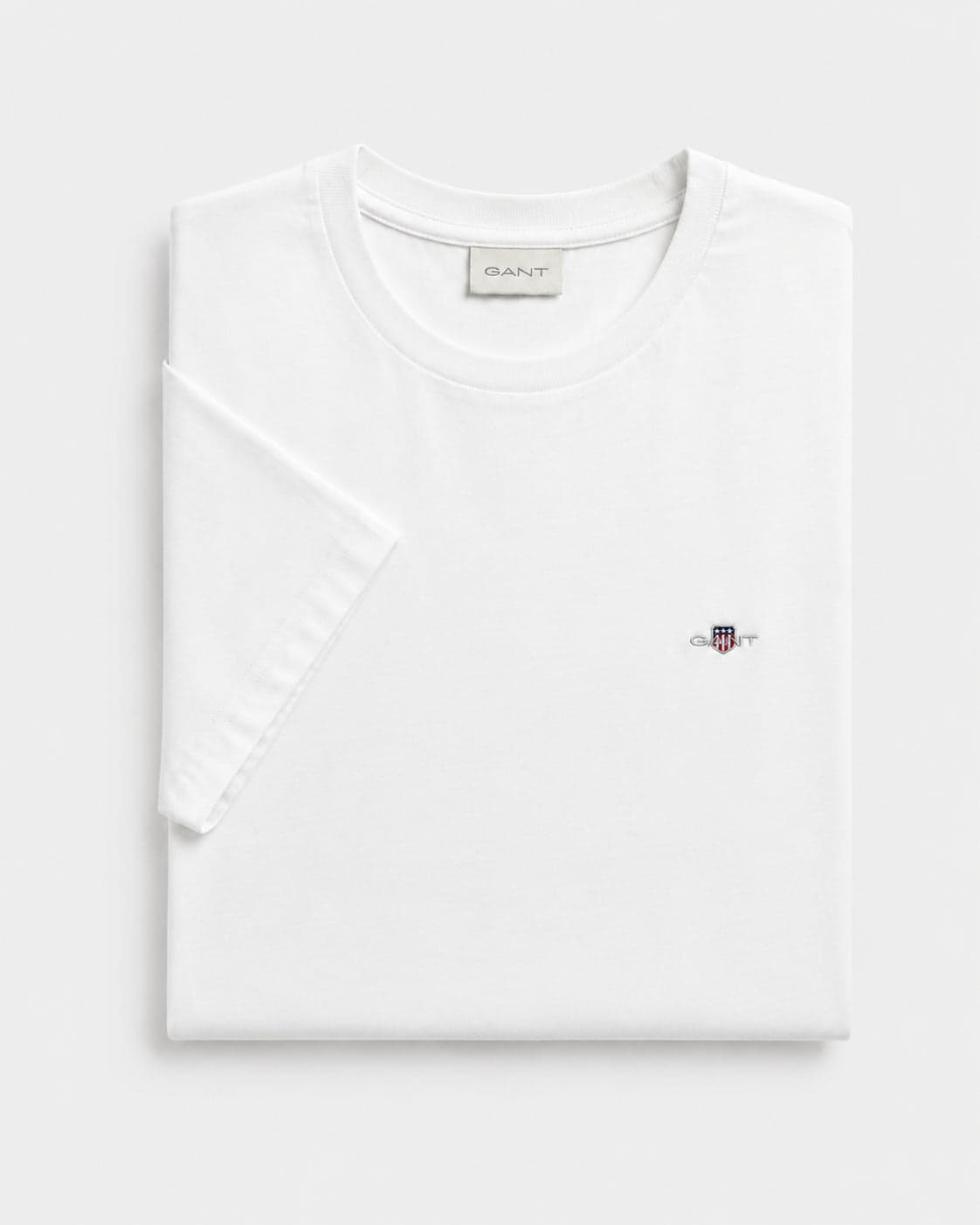 Camiseta algodón básica blanca Gant