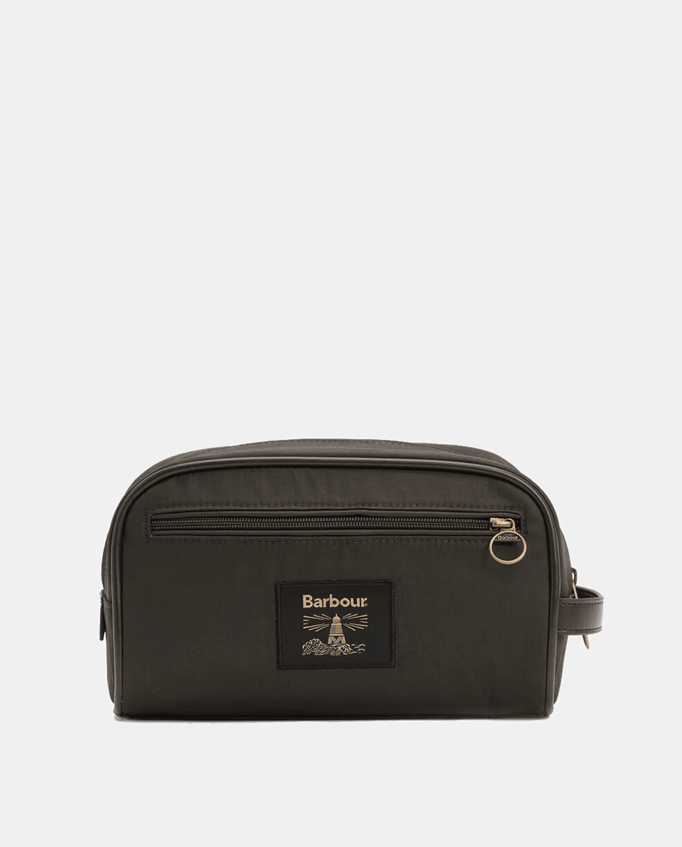 Neceser encerado verde Barbour