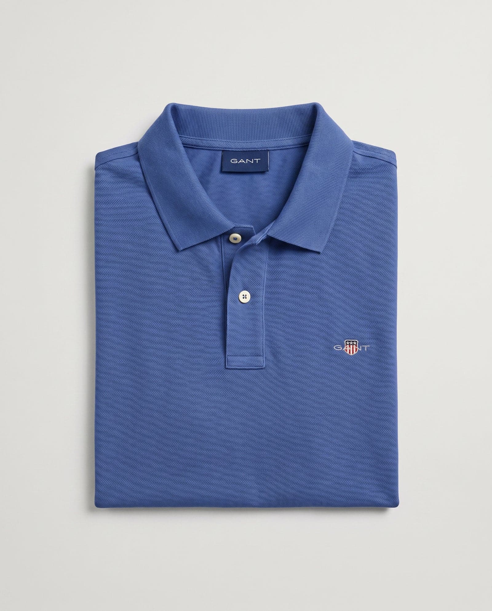 Polo Algodón Azul Gant