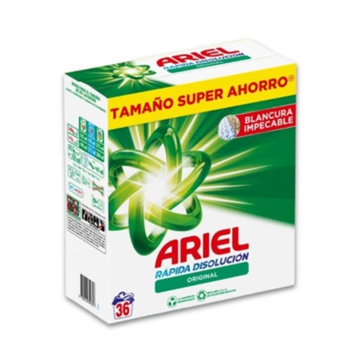 Ariel Disolución Rápida Original 36 lavados +20% gratis