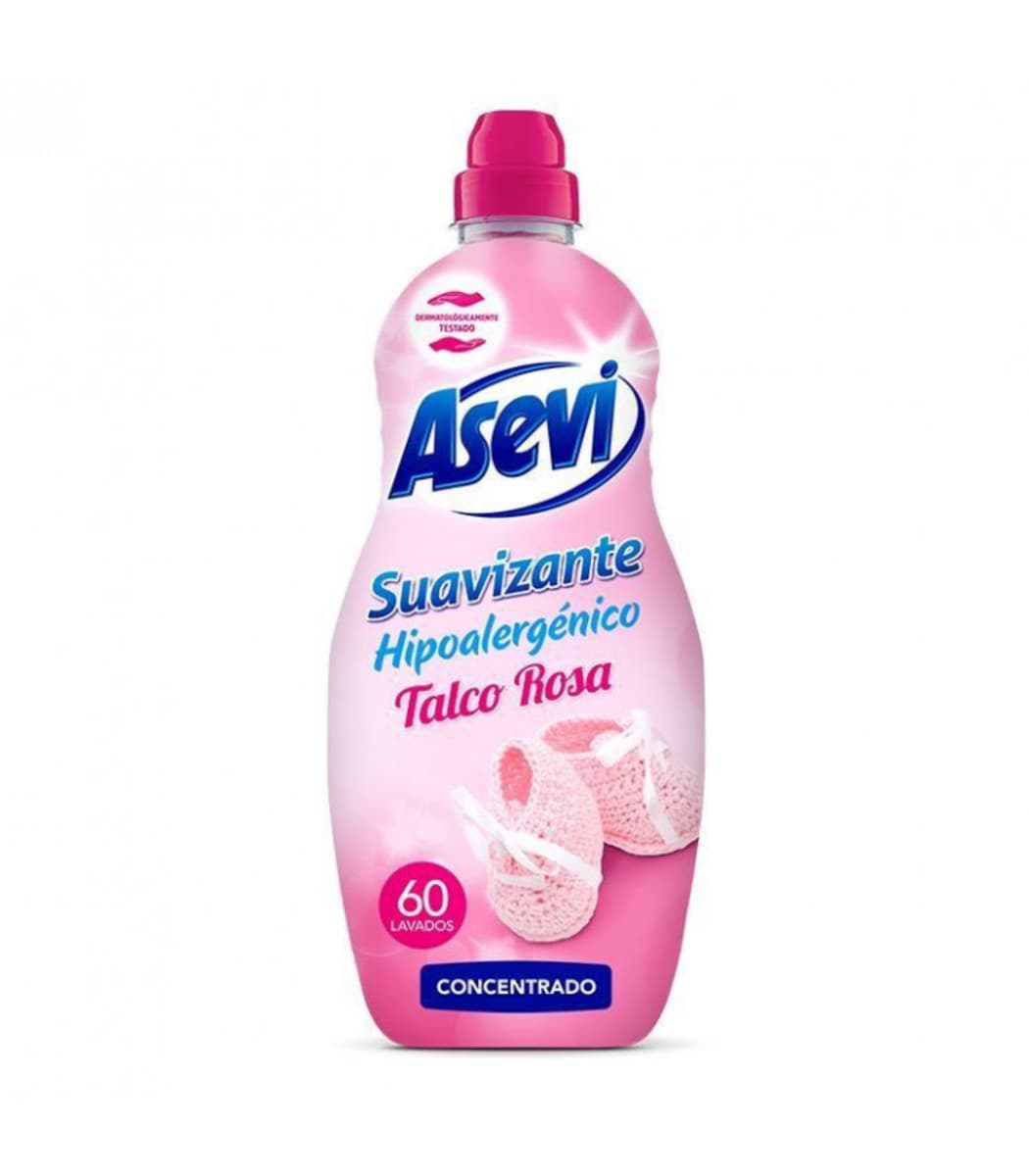 Asevi Talco Rosa suavizante hipoalergénico 60 lavados