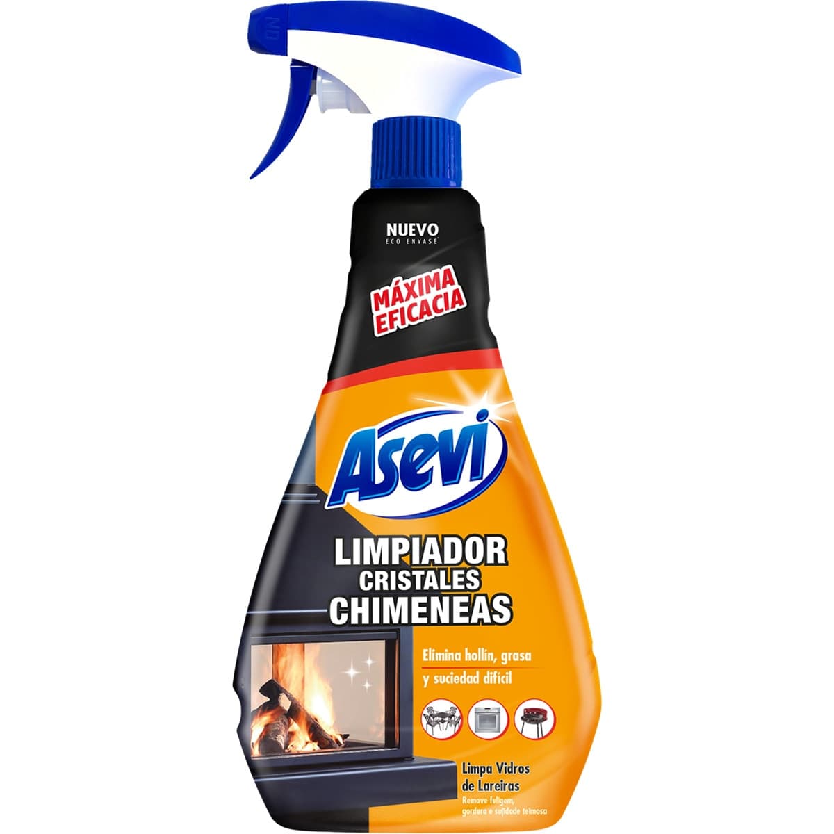 Asevi limpiador de cristales y chimeneas