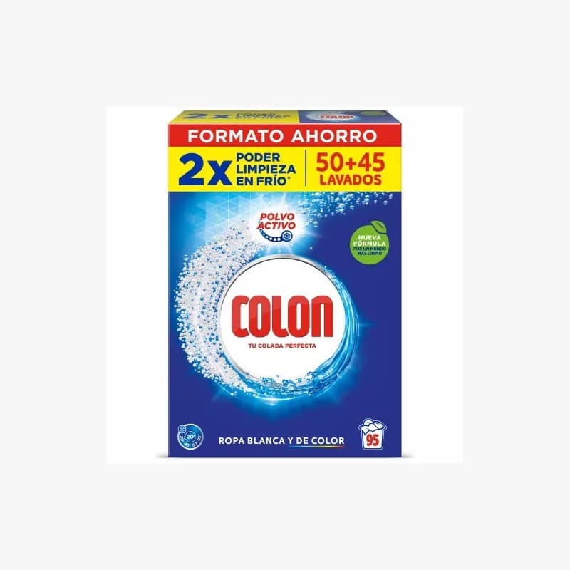 Colón Polvo Activo 50 + 45 lavados