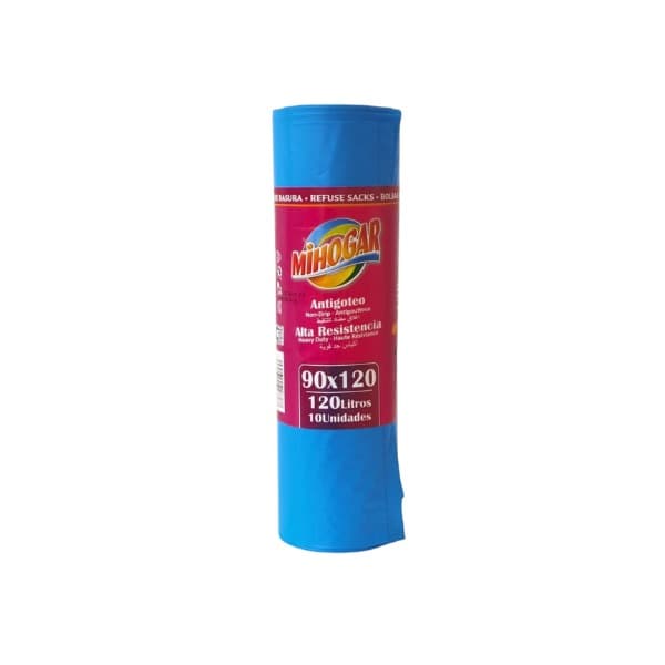 Bolsas de basura Mihogar 90 x 120 cm 120 L (10 uds)