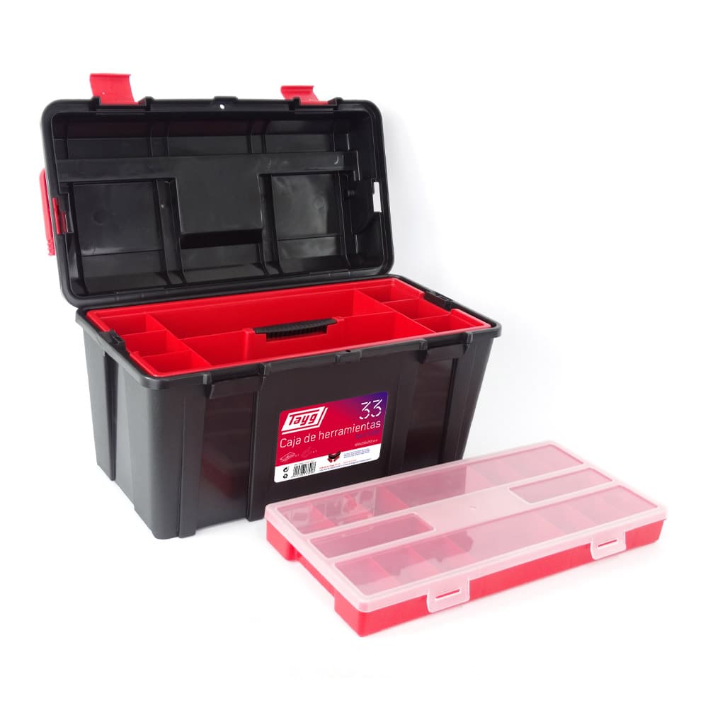 Caja de herramientas Tayg 33 con bandeja