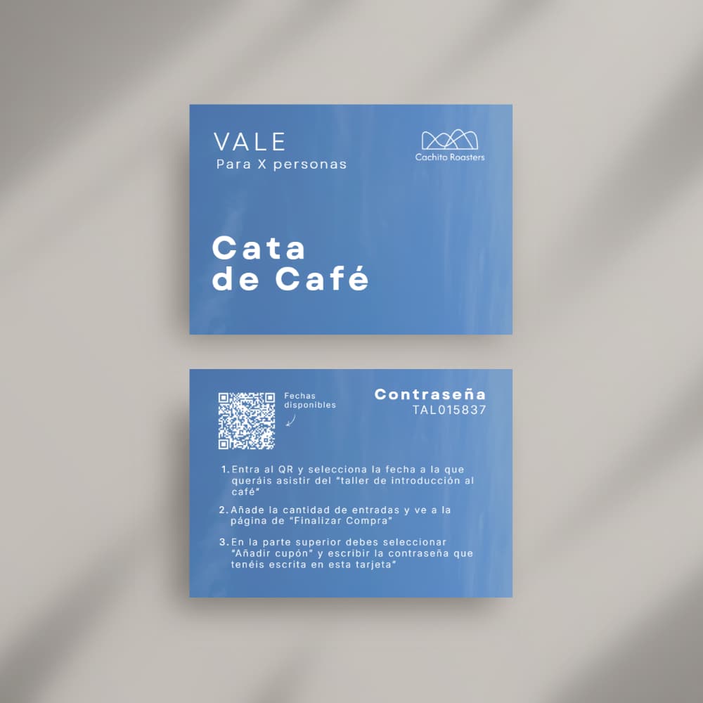 Tarjeta de Regalo Cata de Café