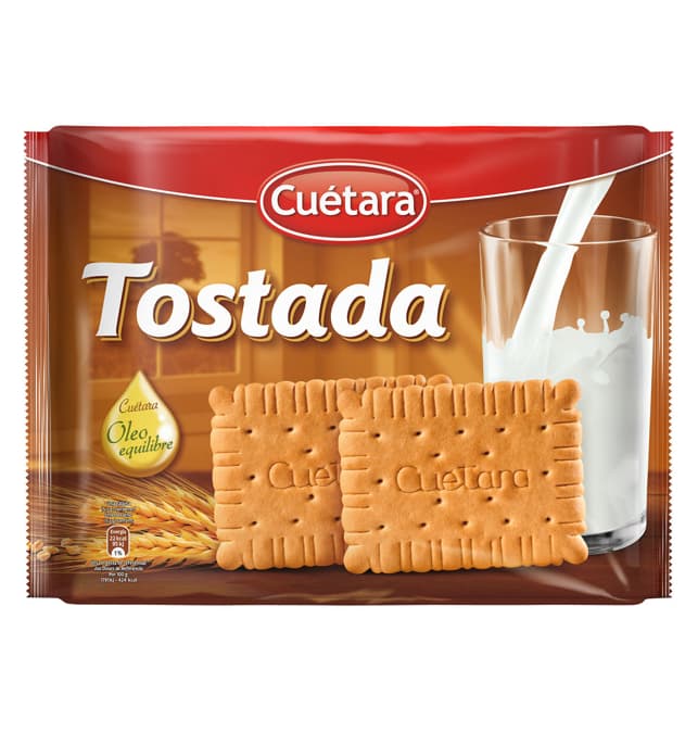 Galletas Tostada Cuétara, pack de 4 paquetes de 200 g