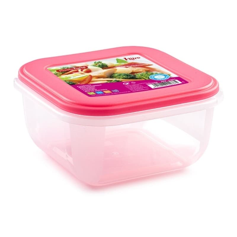 Fiambrera cuadrada 0,5 L colores