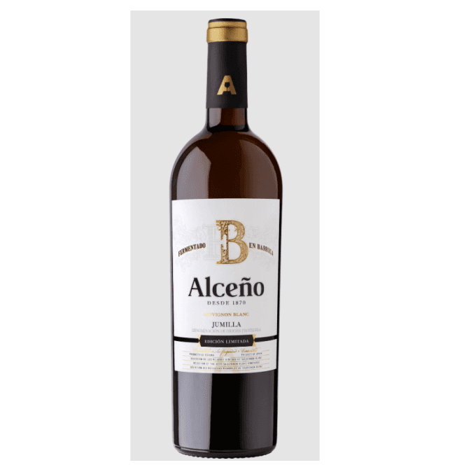 Vino blanco Alceño Sauvignon Blanc fermentado en barrica 750 ml