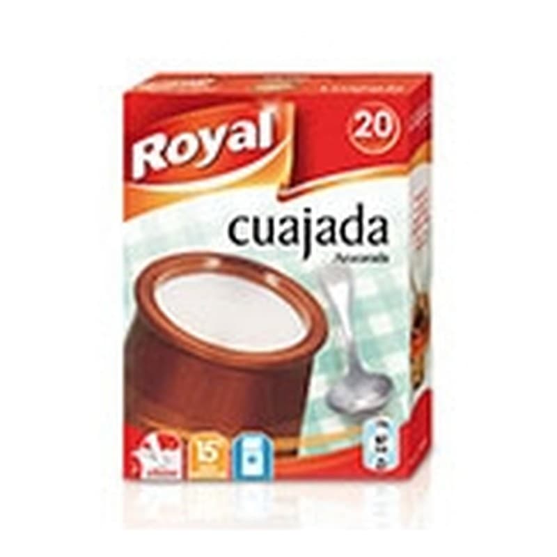 Cuajada Royal, estuche de 16 sobres