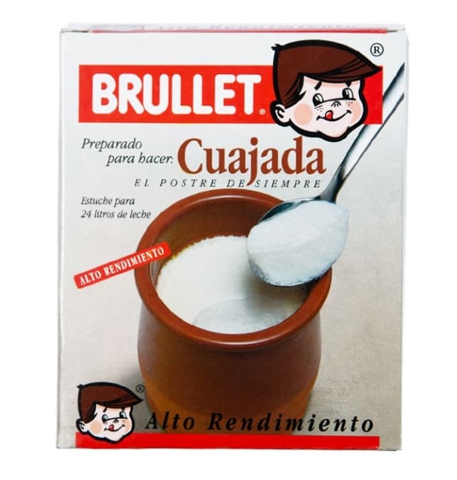 Cuajada Brullet, estuche de 12 sobres
