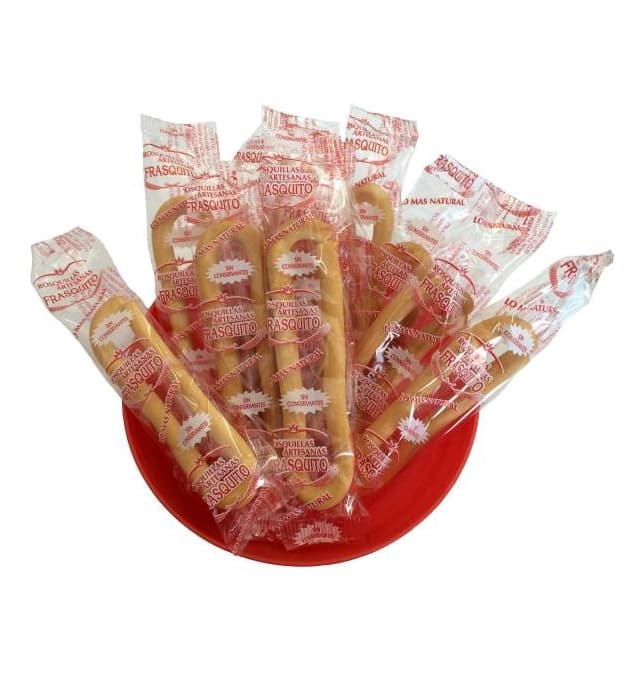 Rosquillas envasadas individualmente Frasquito, caja de 200 unidades (1,5 kg)