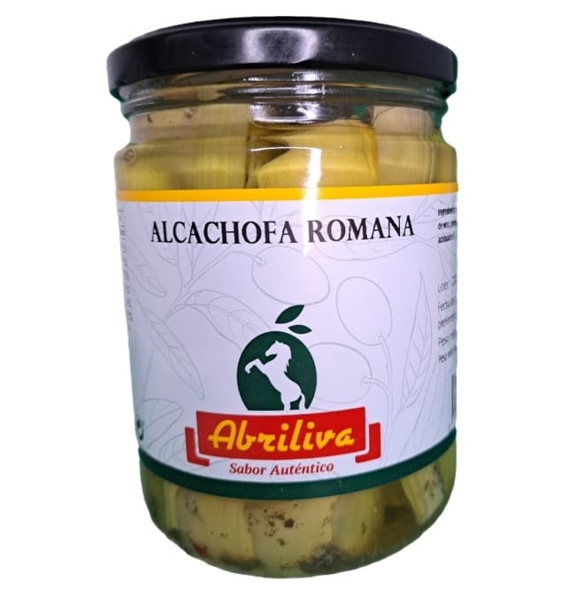 Alcachofa romana con rabo, frasco de 390 g ABR