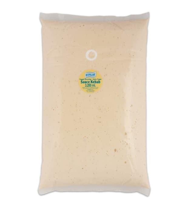 Salsa kebab yogur Bangor, pouch de 3,2 kg
