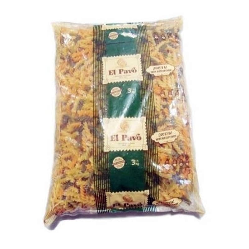 Espirales tricolor El Pavo 3 kg