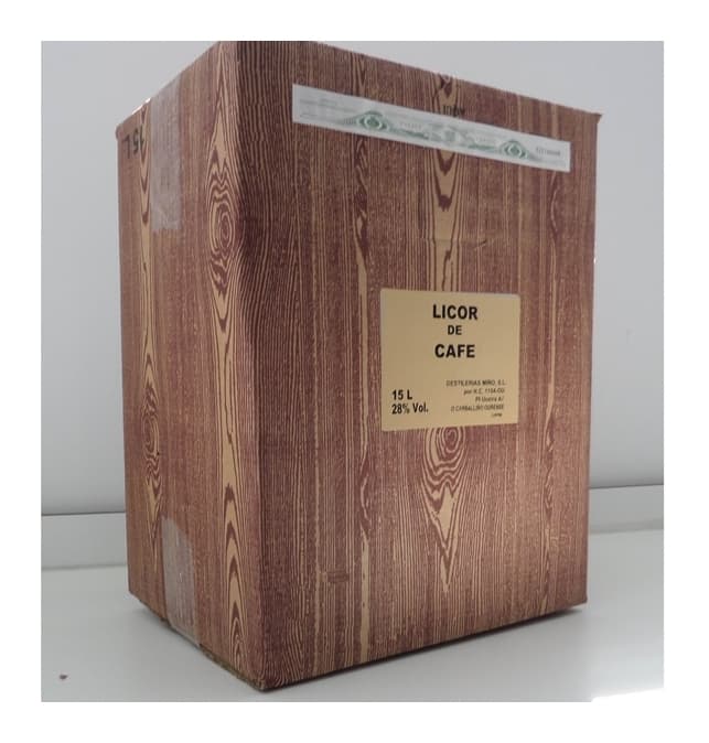 Licor de hierbas 28º bag in box 15 L
