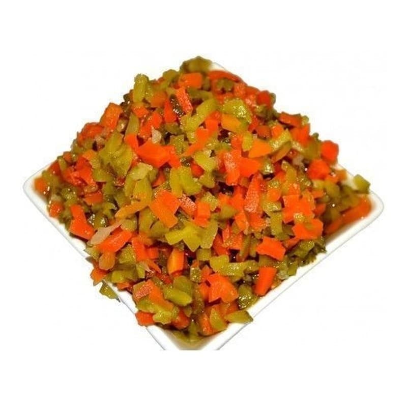 Picadillo de pepino y zanahoria Juanfra, cubo de 2,5 kg