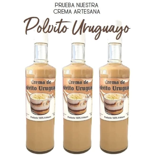 Crema de polvito uruguayo 15 % vol., 700 ml