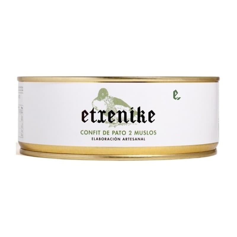 Confit de pato (2 muslos) Etxenike, lata de 700 g