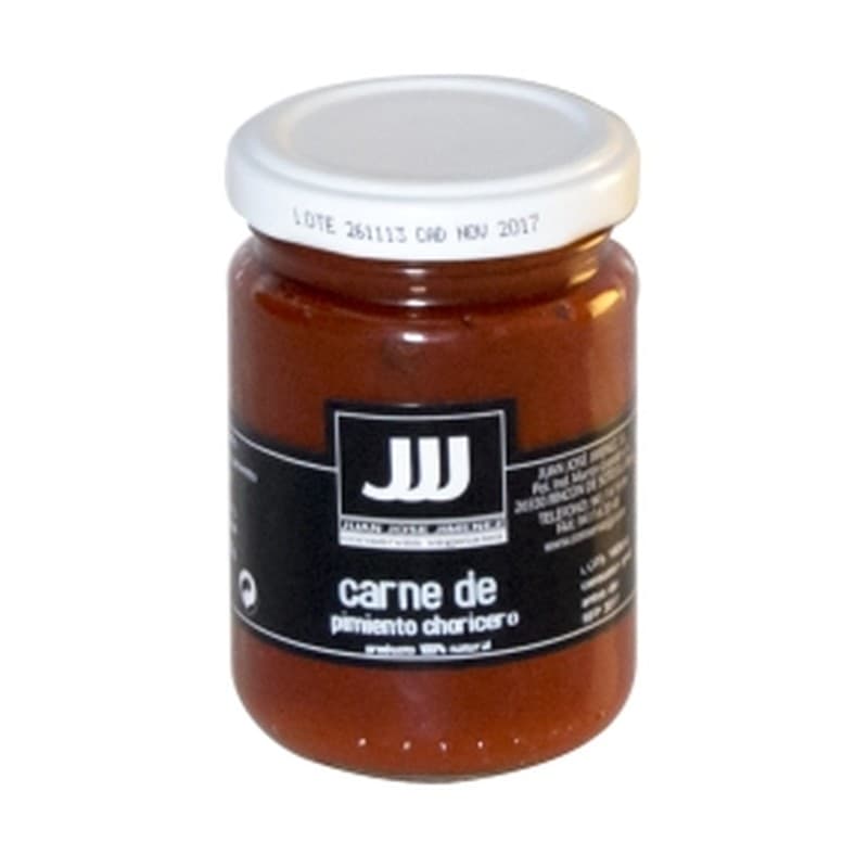 Carne de pimiento choricero J.J.J., frasco de 125 g