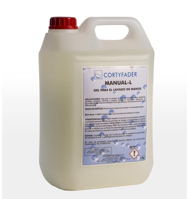 Gel de manos dermoprotector Manual L, garrafa de 5 kg