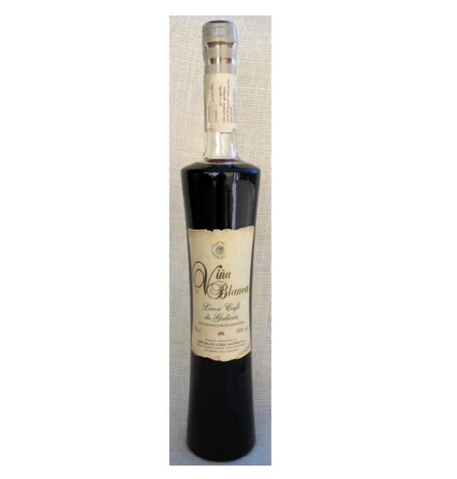 Aguardiente de café extra etiqueta negra Viña Blanca 500 ml