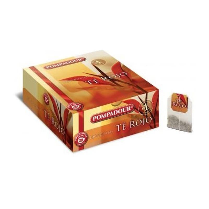 Té rojo Pompadour, estuche de 100 sobres de 1,4 g