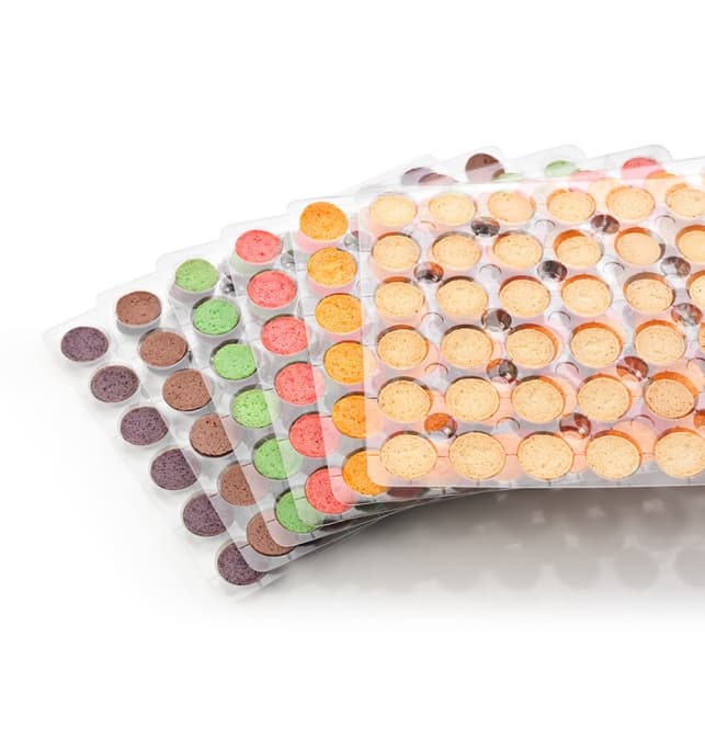Macarons surtido de 6 variedades, caja