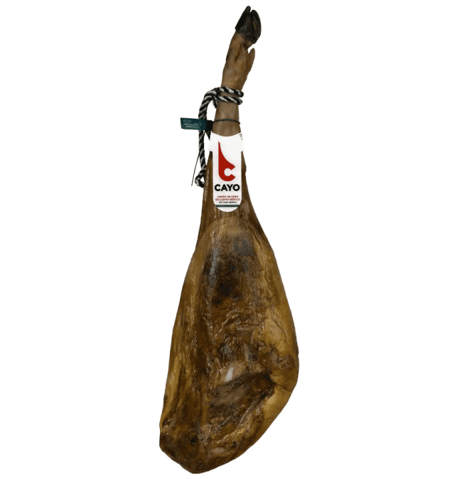 Jamón ibérico de cebo de campo 50 % Cayo, pieza de 8 kg aprox. (etiqueta verde)