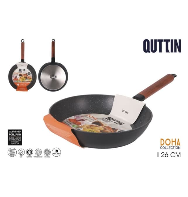 Sartén 26 cm de aluminio forjado Full Doha Quttin