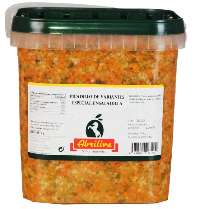 Picadillo de variantes Abril, cubo de 3 kg
