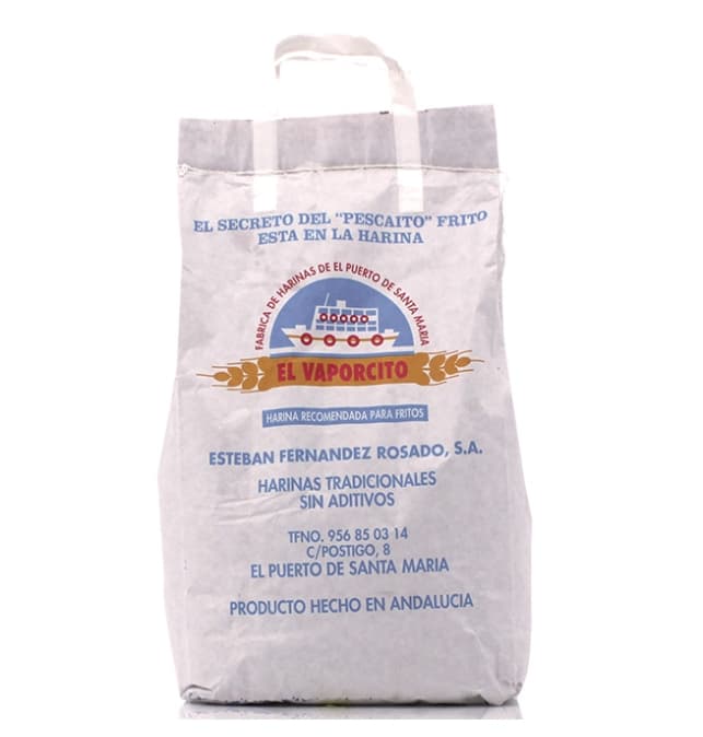 Harina especial para freír El Vaporcito, saco de 5 kg