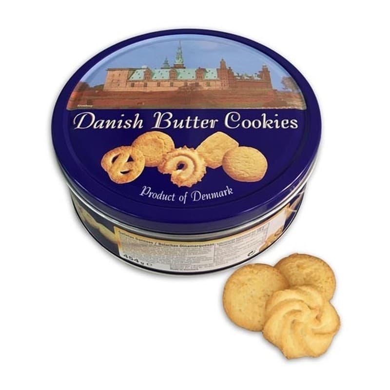 Galletas danesas de mantequilla, lata de 550 g