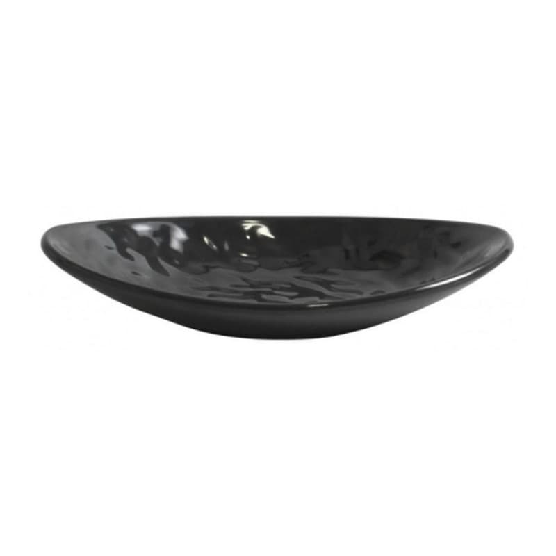 Bandeja oval Mamba negro 18,3x10,2x2,5 cm