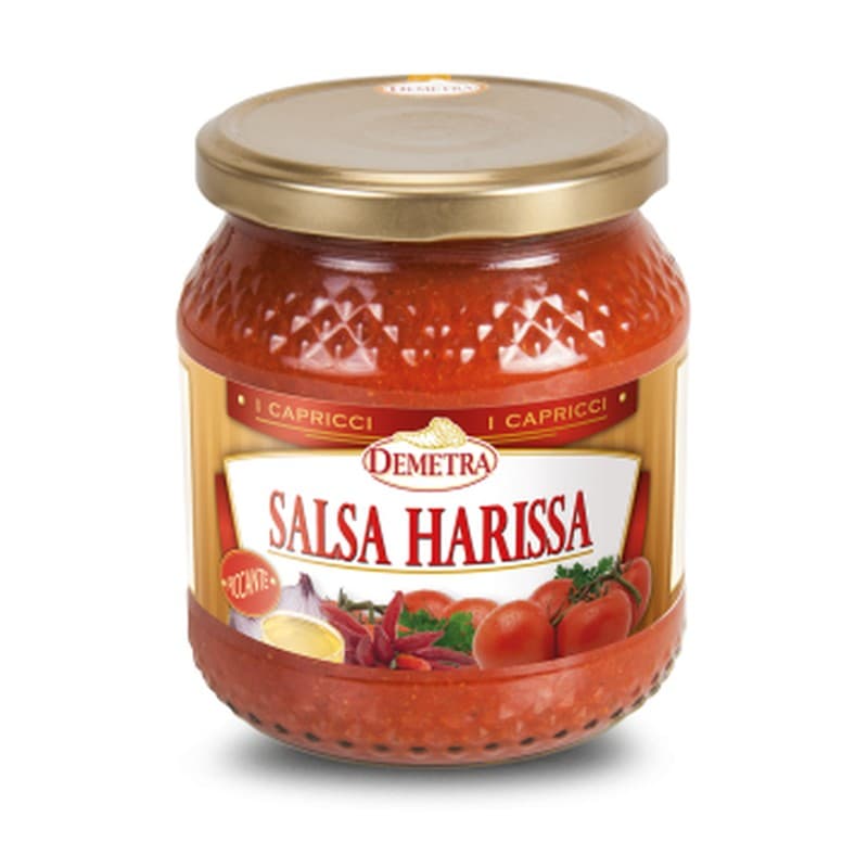 Salsa harissa Demetra, frasco de 580 ml