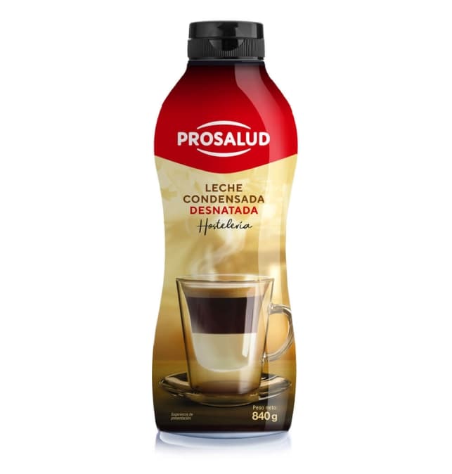 Leche condensada Sirvefácil Prosalud, 840 g