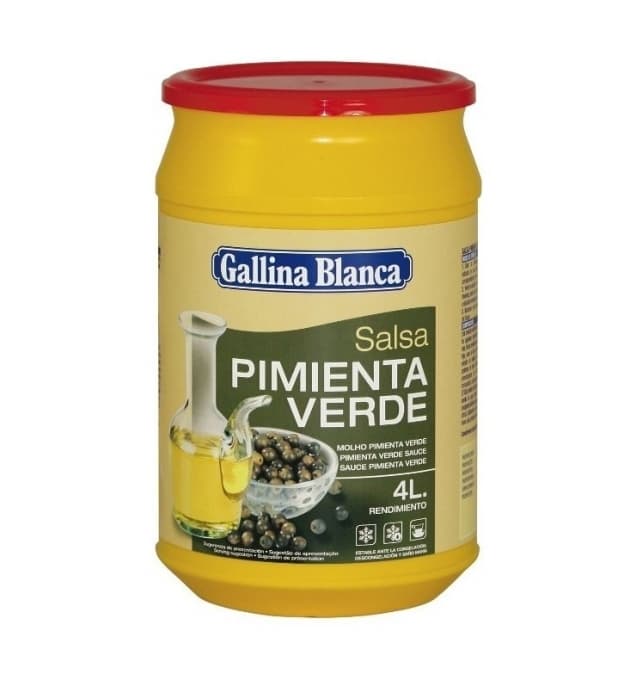 Salsa de pimienta verde deshidratada G.B., bote de 720 g (rinde 4 L)