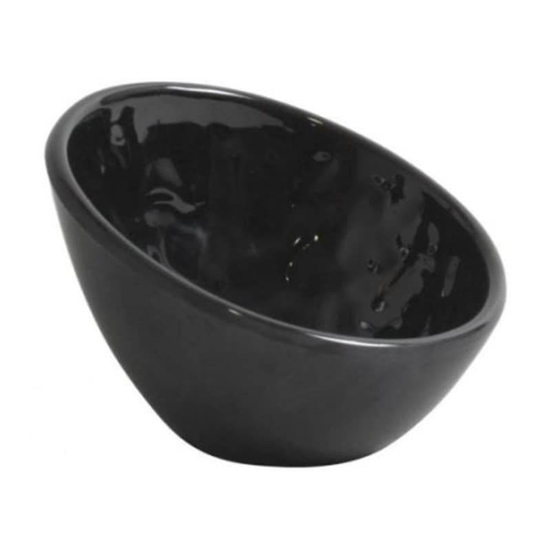 Bol oval Mamba negro 10,6x10,2x6,8 cm