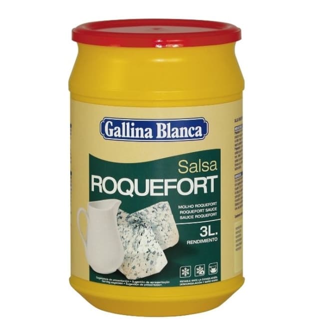 Salsa roquefort deshidratada G.B., bote de 525 g (rinde 3 L)