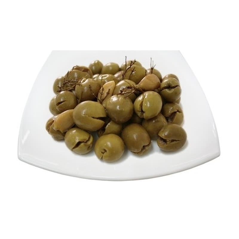 Aceituna partida Morón Juanfra, cubo de 2,5 kg