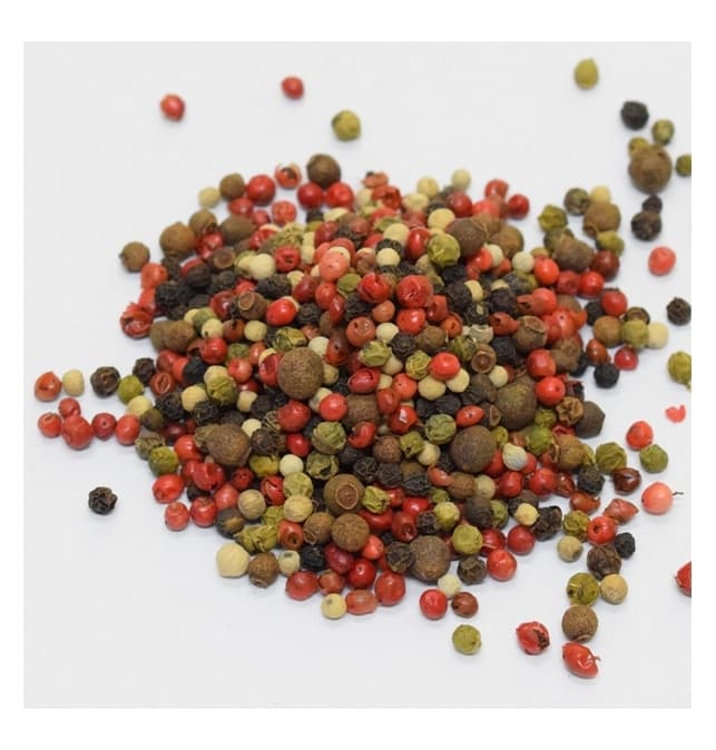 Pimienta cinco bayas (5 colores) Duranlor, bote de 330 g