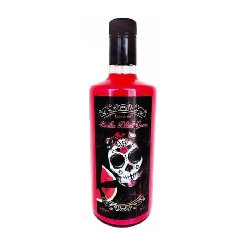 Crema de sandía con tequila y vodka Black Queen, 700 ml