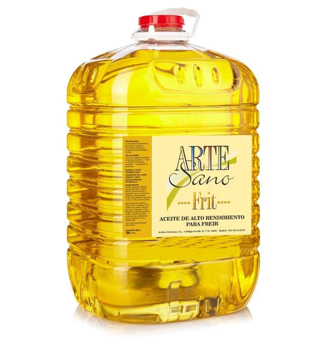 Aceite especial para freír garrafa PET 20 L Arte Sano