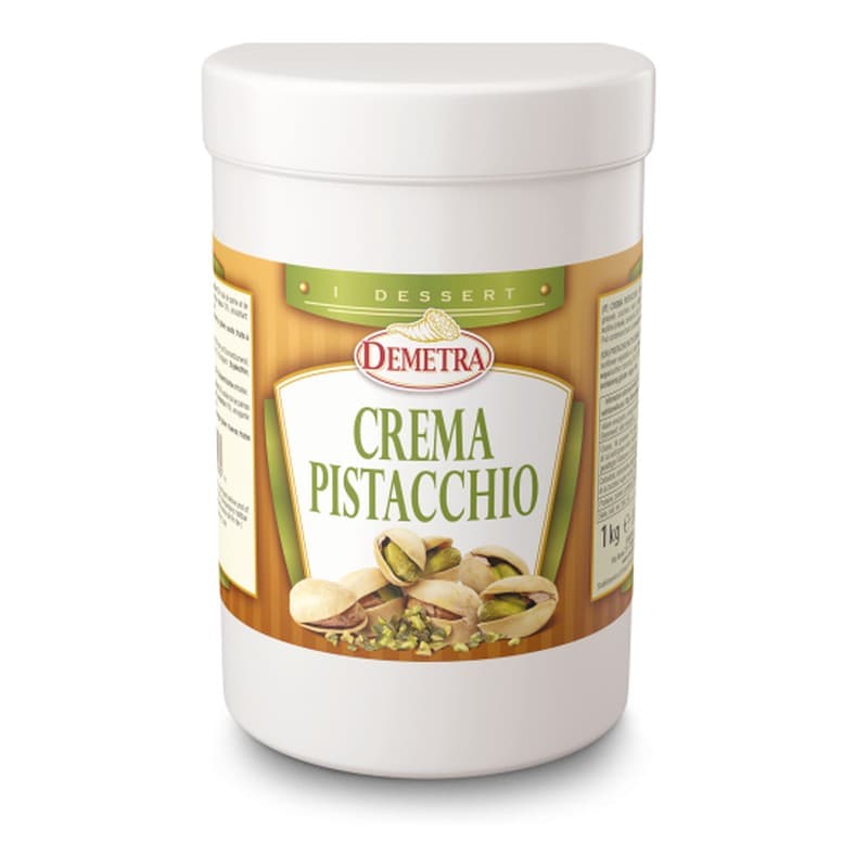Crema dulce de pistachos Demetra, bote de 1 kg