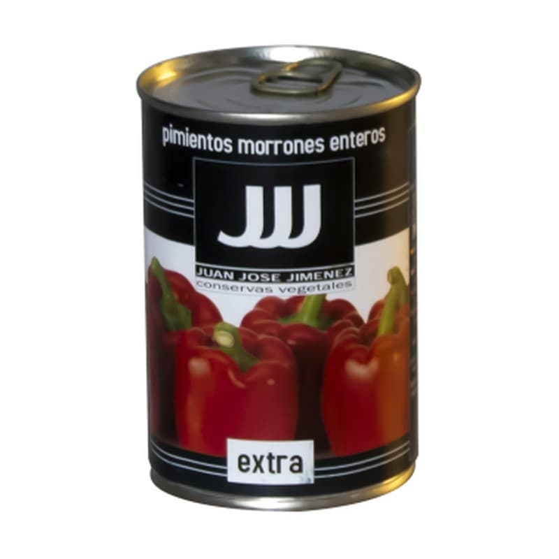 Pimiento rojo extra JJJ, lata de 1/2 kg