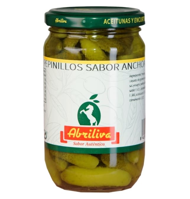 Pepinillos extra Abril, tarro de 200 g