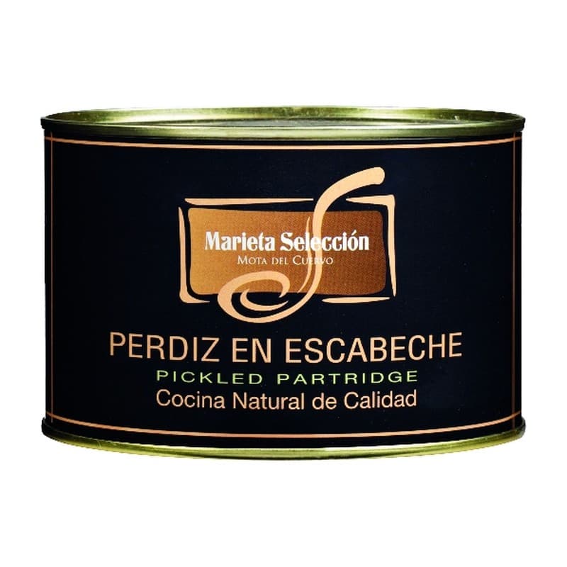 Perdiz entera en escabeche Marieta, lata de 575 g