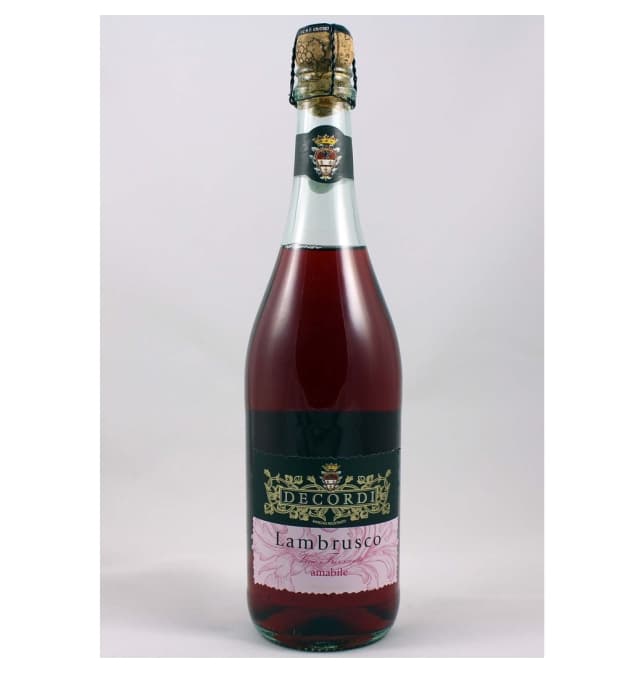 Vino Lambrusco rosado I.G.T. Decordi, 750 ml